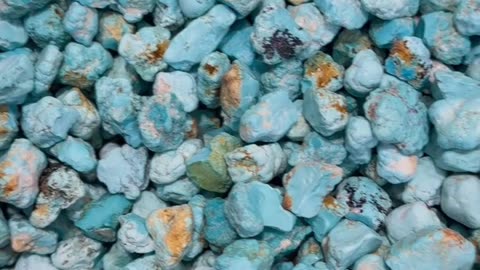 20250129-05 Batch long-term acquisition of natural turquoise raw materials, Both hard and soft