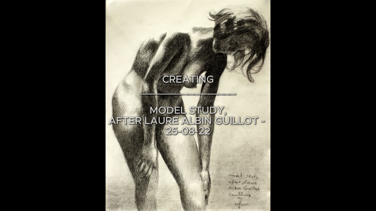 Creating Model Study, after Laure Albin Guillot - 25-08-22