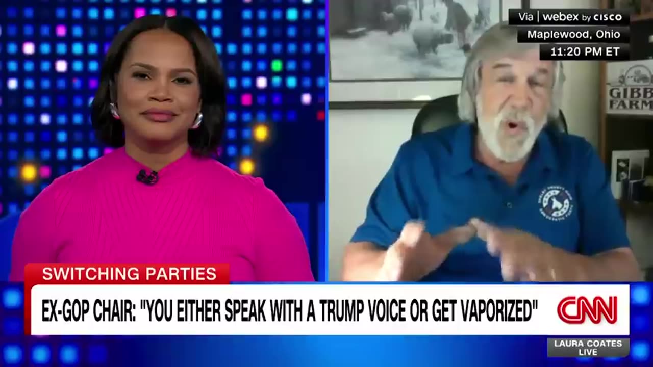 Ohio farmer who left his role as GOP chair is now voting for Biden. Hear why CNN News