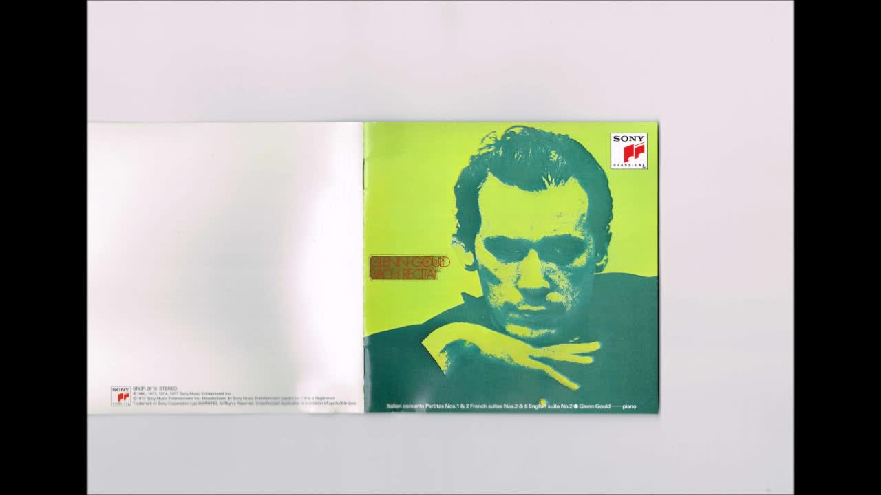 J.S.Bach - French suite No.2 Gould