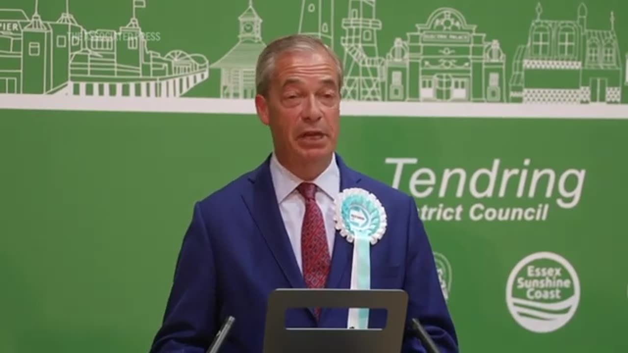 Farage wins seat in Clacton-on-Sea, says Reform party "coming for Labour"