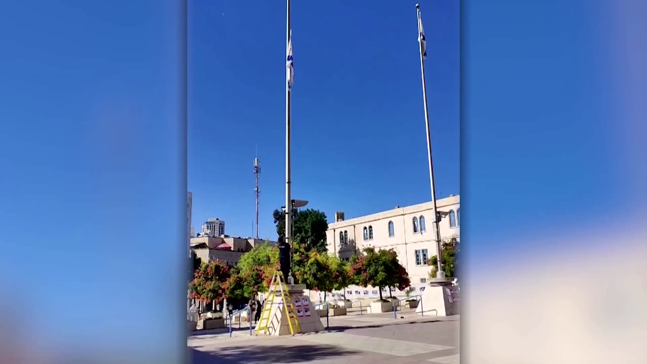 Israelis honor Hamas victims in air and on land