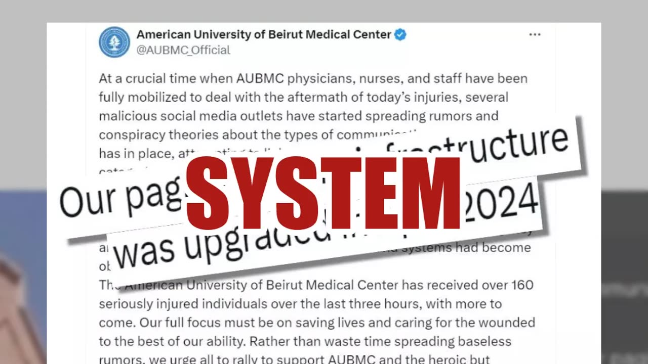 Fact Check: American University Of Beirut Did NOT Switch Paging System Due To Prior Knowledge