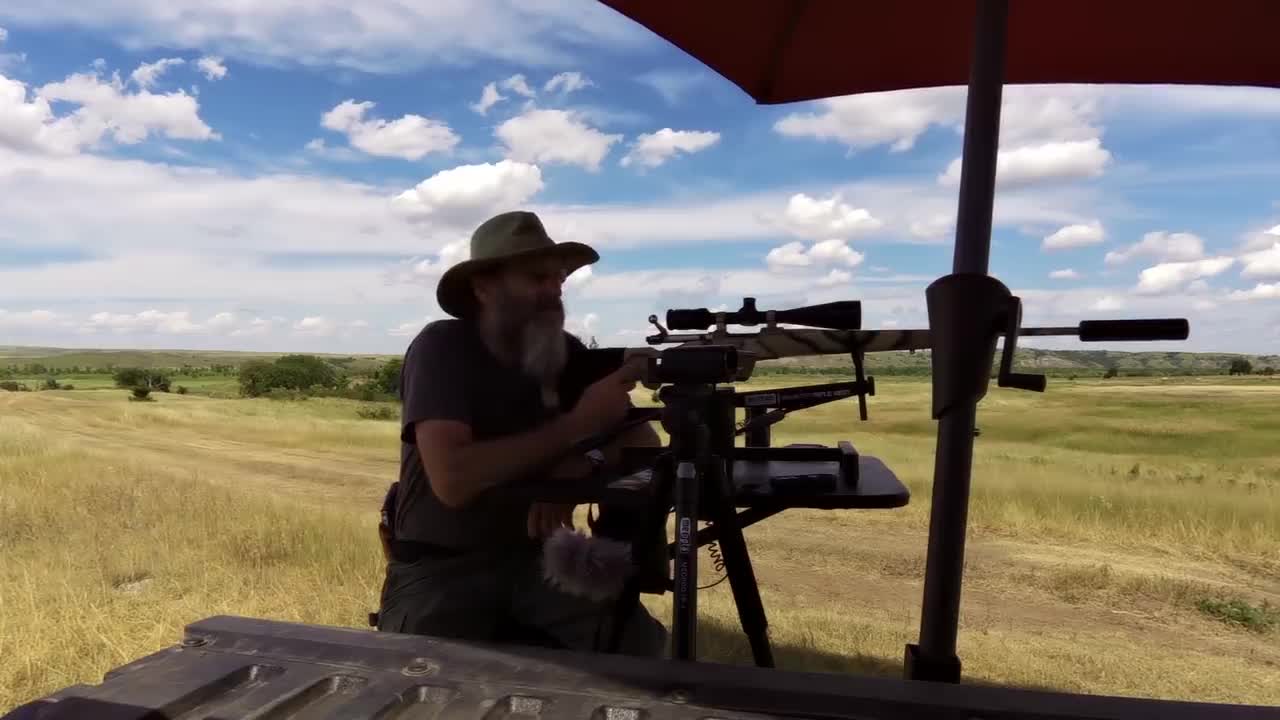 The Beauty of the 22-250. Prairie dog control.