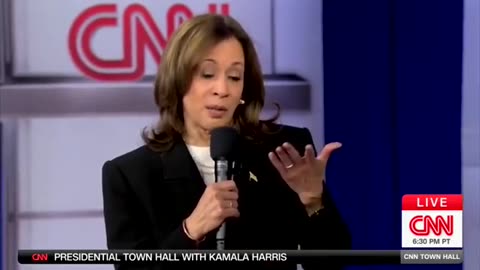 Kamala Harris Freezes When Asked Questions About Border in Another Disastrous Primetime Town Hall