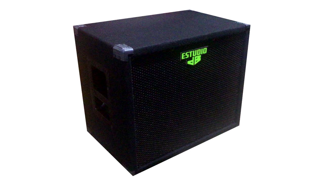 GABINETE ESTUDIO dB MOD CRISTALINO 1X12" 50W 8 OHMS PARA CABEZAL DE GUITARRA, BAJO O MÚSICA