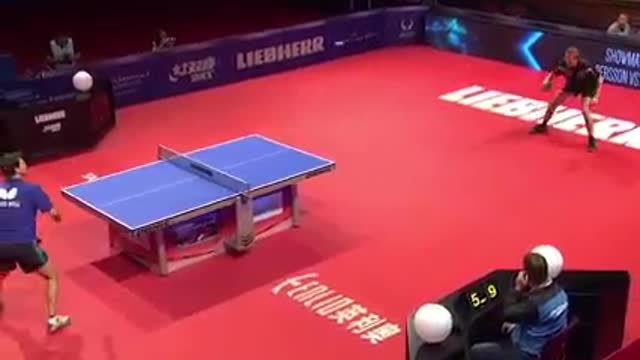 Amazing table tennis skills