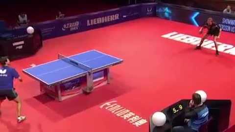 Amazing table tennis skills