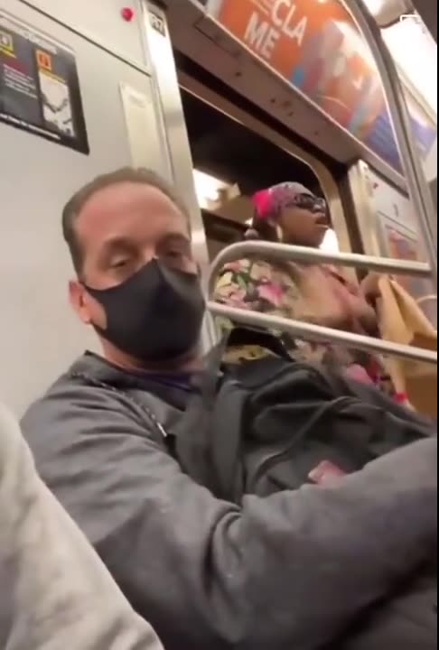 Fun on the subway with a whackadoodle...