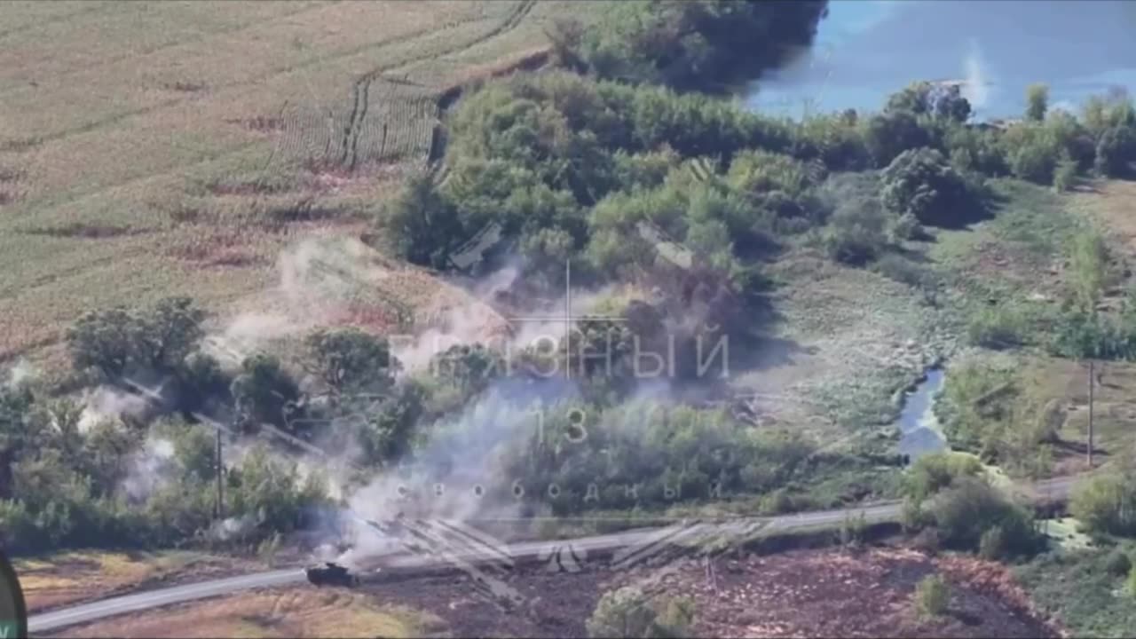 Powerful footage of a Russian BTR-82