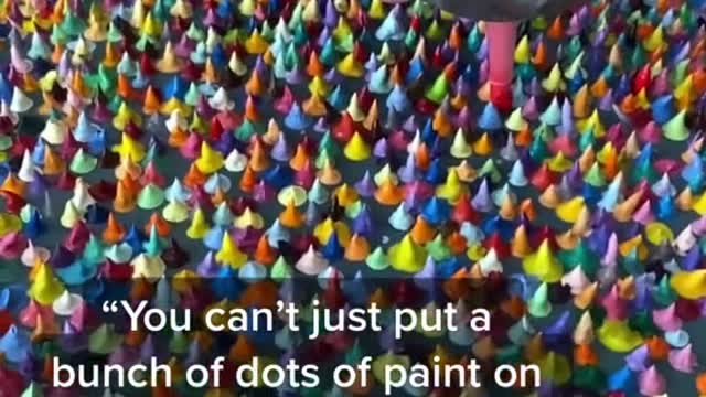 “You can't just put a bunch of dots of paint on a panel and call it art"