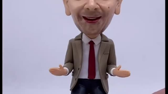 MR Bean sculpture