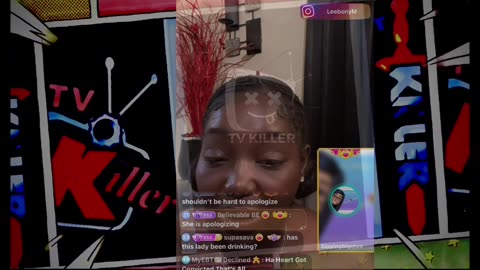 SIPPINGBIGOTEA JOINS EB LIVE TRYING TO KISS HER ASS AFTER FALL OUT WITH OG MURDA SHE GETS KICKED