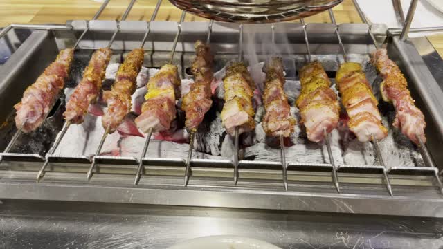 Roasted lamb