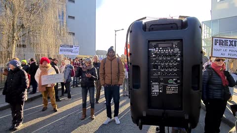 Manifestation Annecy le 15 01 2022 avec Richard BOUTRY