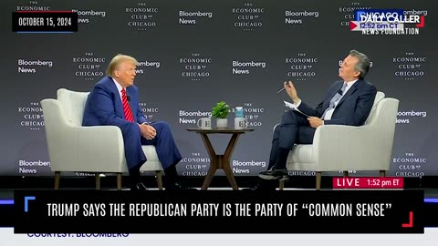 Trump Says The Republican Party Is The Party Of “Common Sense”