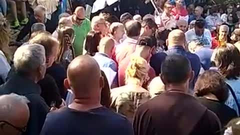 Mamić vodi molitvu u Međugorju