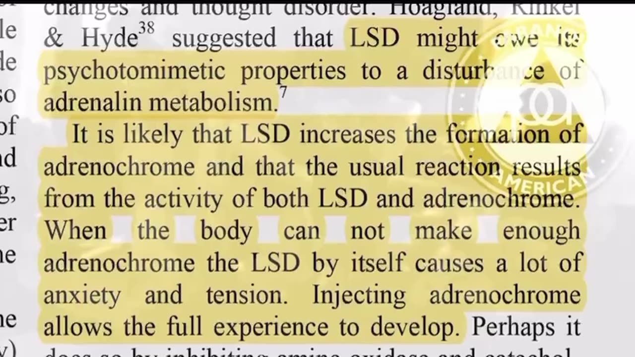 AdrenoChrome, 33D Deg Masonry and MK-ultRa.