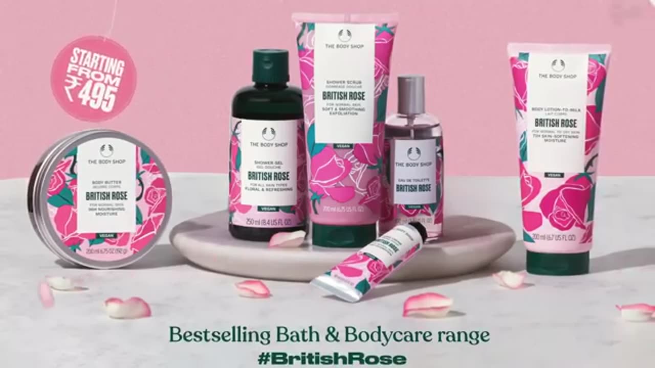 Luxurious British Rose Collection at The Body Shop