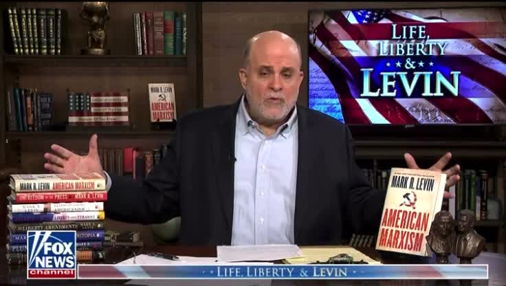 Mark Levin goes off reading all the articles about the stolen rigged dark money 2020 election