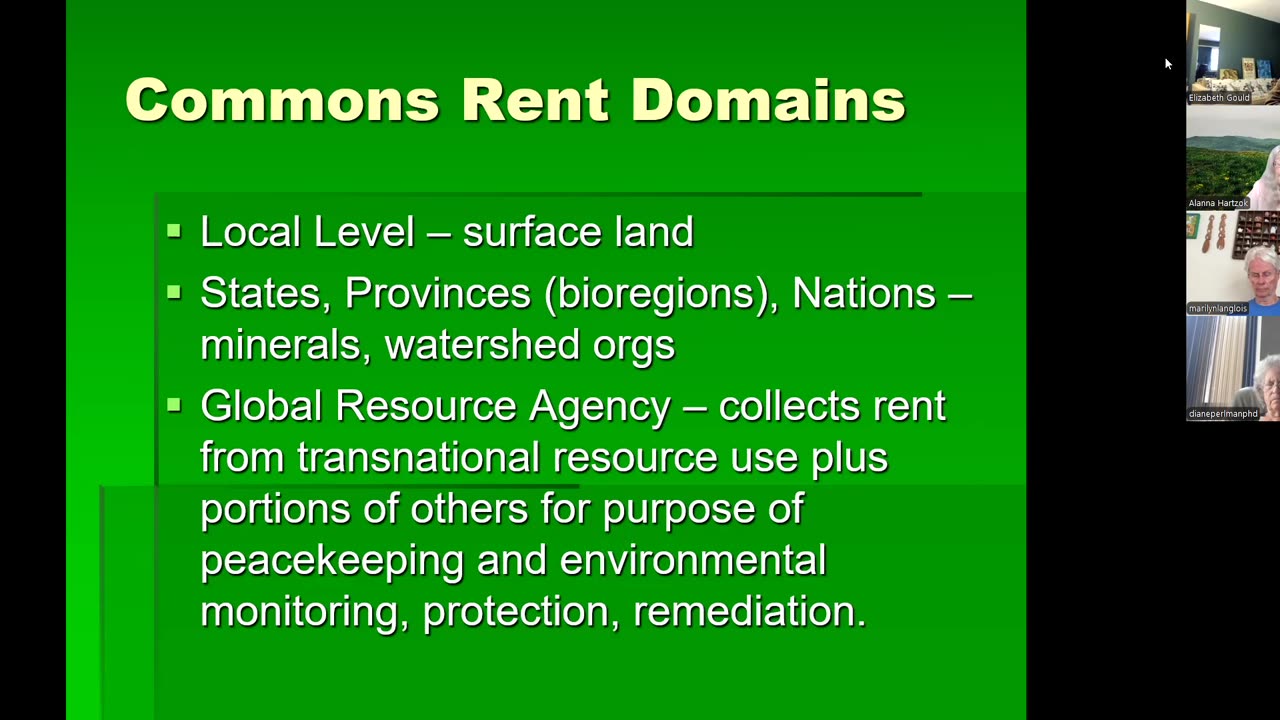 Commons Rent Tax Shift