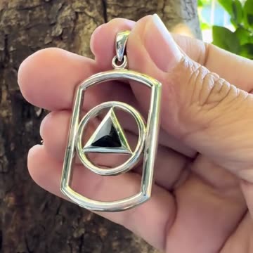 Christmas Promo: Recovery Silver Pendant with Stone 💎