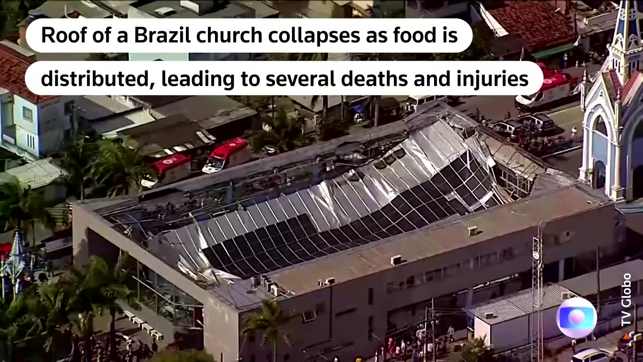 Church roof collapses in Brazil city, killing at least two | REUTERS