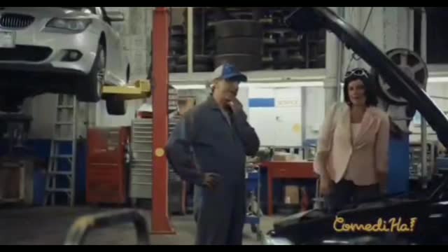 Lady At A Car Workshop | Funny