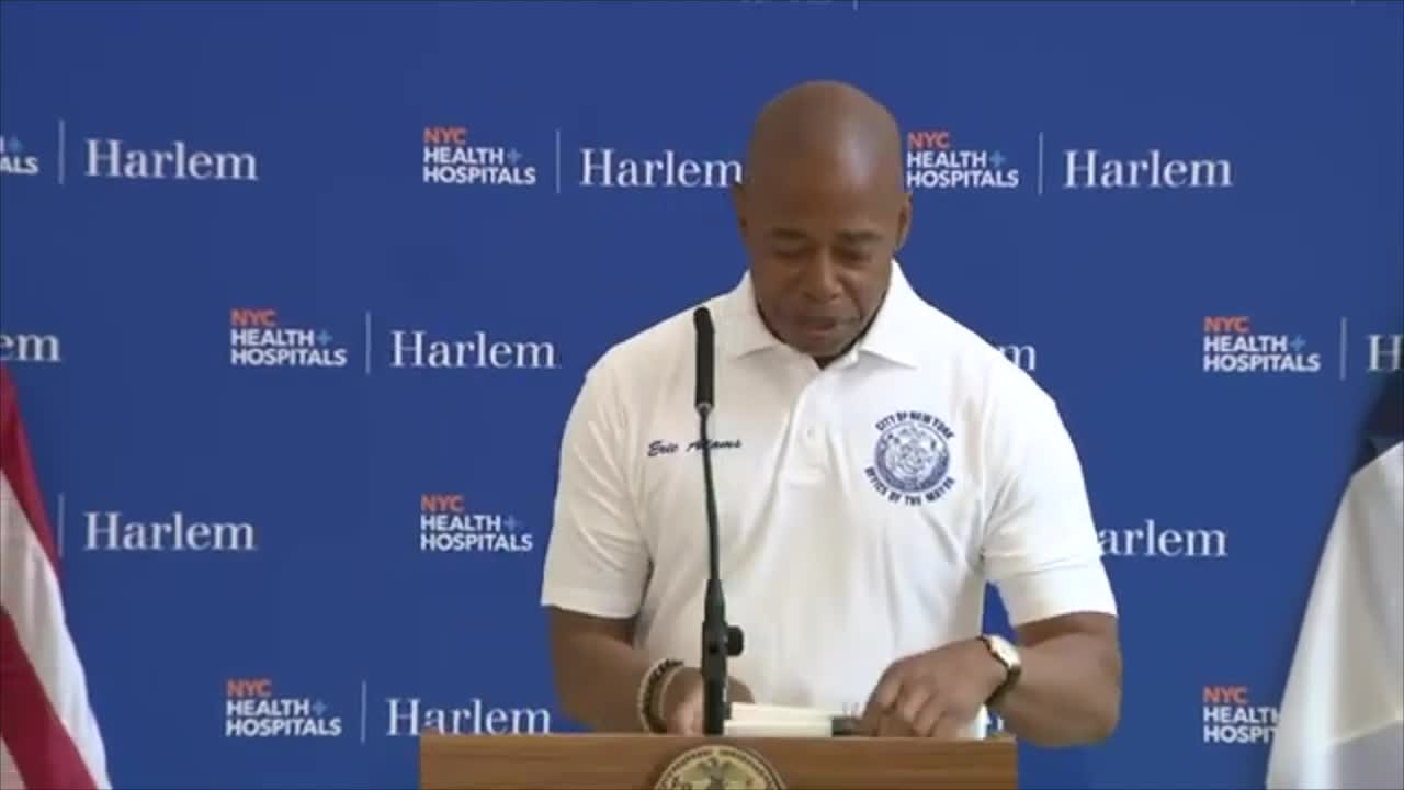 Is Eric Adams on something?