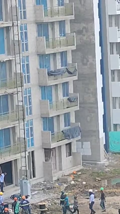 Caída de obrero de un edificio