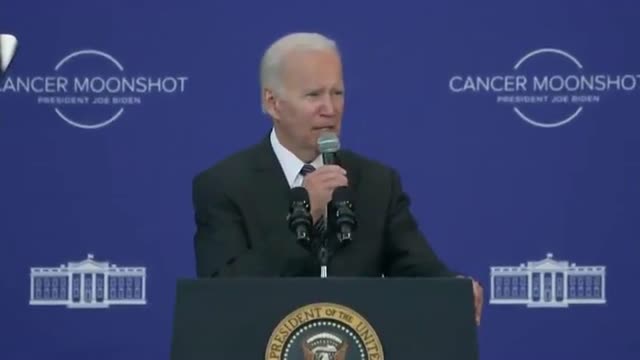 "End of Quote" - Biden Reads Directly From the Teleprompter AGAIN