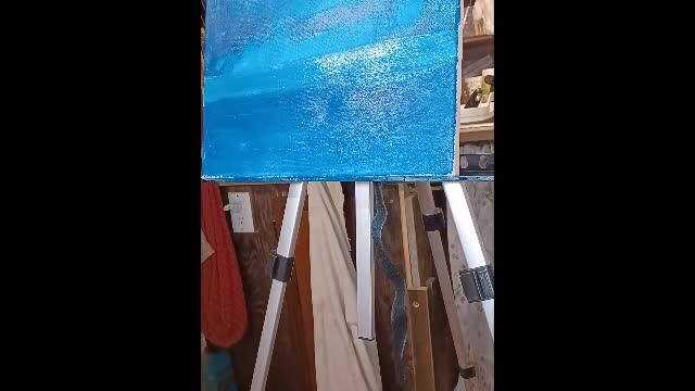 Art painted in fast speed