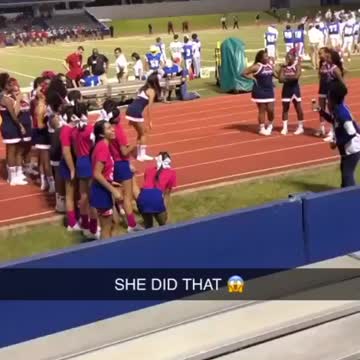She levitated During The Football Game