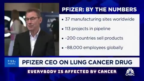 Pfizer looking forward to contributing on cancer....