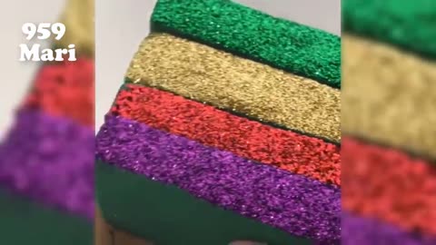 ASMR Foam crushing, floral Foam