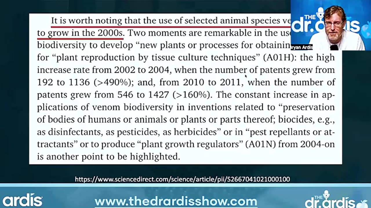 Venom In Our Crops and Food - Dr Brian Ardis