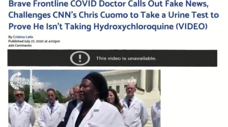 COVID Doctor Calls Out Fake News, Challenges Chris Cuomo to Prove He Isn’t Taking Hydroxychloroquine