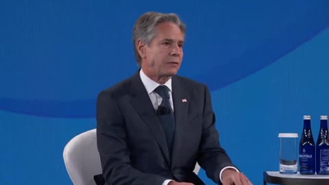 US Secretary of State Anthony Blinken announces the delivery of the first F-16s to Ukraine