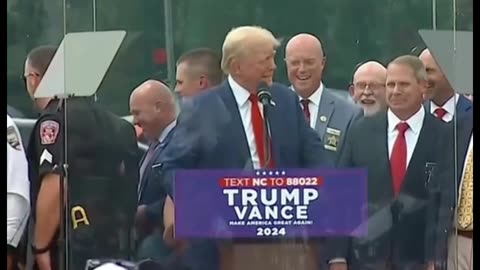 Donald Trump held his first outdoor rally since the assassination attempt in Butler, Pennsylvania