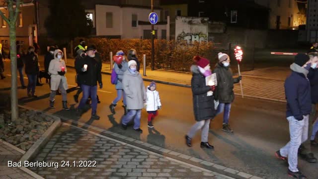 Demo für Frieden und Freiheit Bad Berleburg 24.1.2022