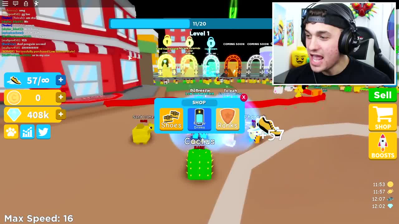 I UNLOCKED *MAX RANK* THEN RACED THE GAME OWNER IN ROBLOX SPEED CHAMPIONS FOR R$10,000!! Rap TV