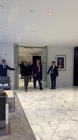 Trump And Zelenskyy Have Their Meeting At Trump Tower