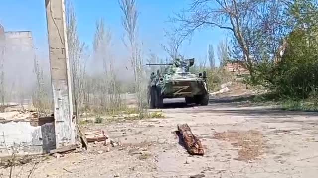 Ukraine War - The work of the armored personnel carriers