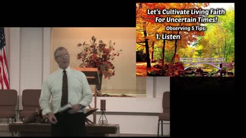 Cultivating Living Faith For Uncertain Times