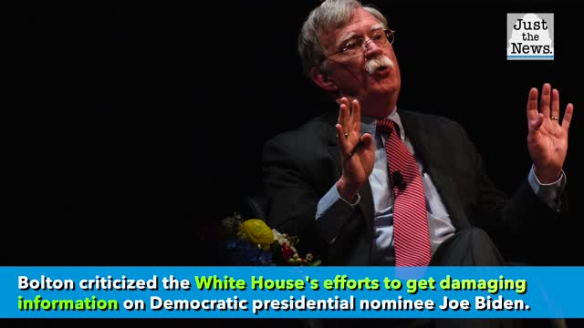 John Bolton to Publish White House Memoir this Month