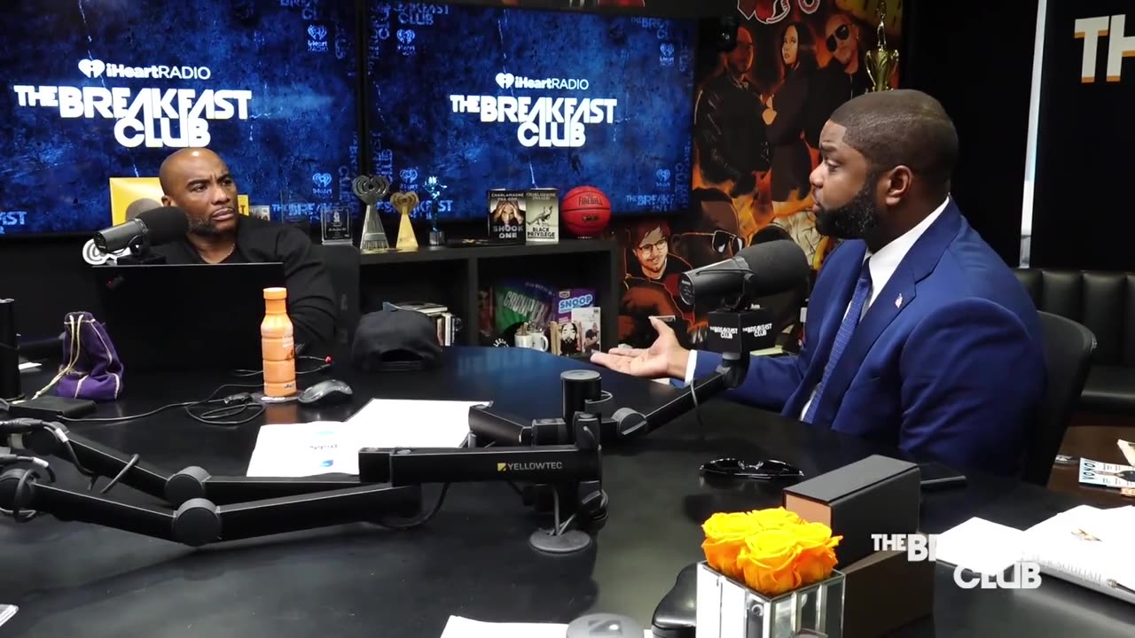 Byron Donalds & Charlamagne Team Up To Fact-Check Ex-CNN Commentator