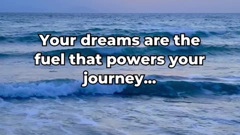 You dreams are the fuel that powers your journey...#shorts #facts #subscribe #motivation #viral