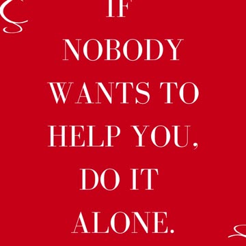 Do It Alone