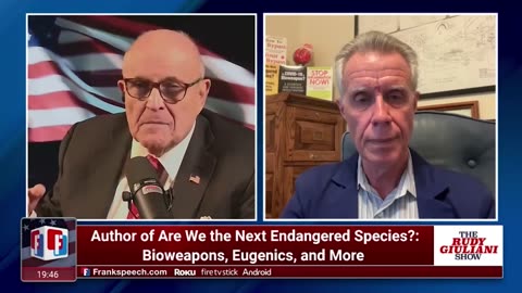 Join Mayor Rudy Giulani and me as we talk about Are We The Next Endangered Species?