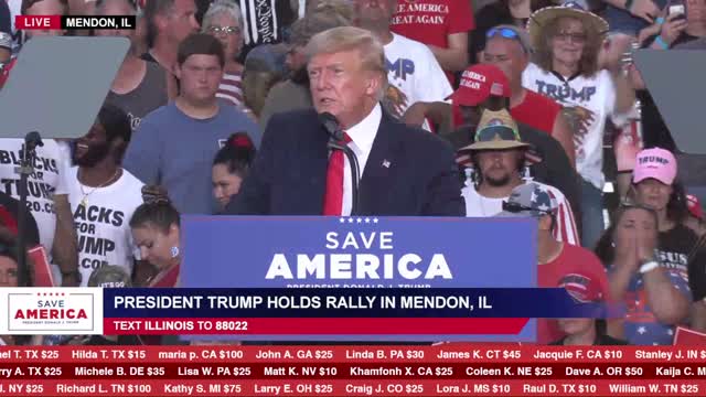 President Donald J. Trump live in Mendon, IL